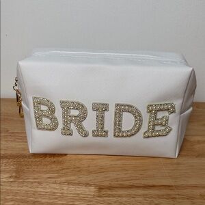 White Bride Cosmetic Bag | NWOT